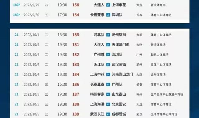 云开体育官网-中超公布第21轮和22轮赛程 第23轮至25轮整体延期